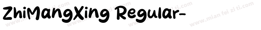 ZhiMangXing Regular字体转换